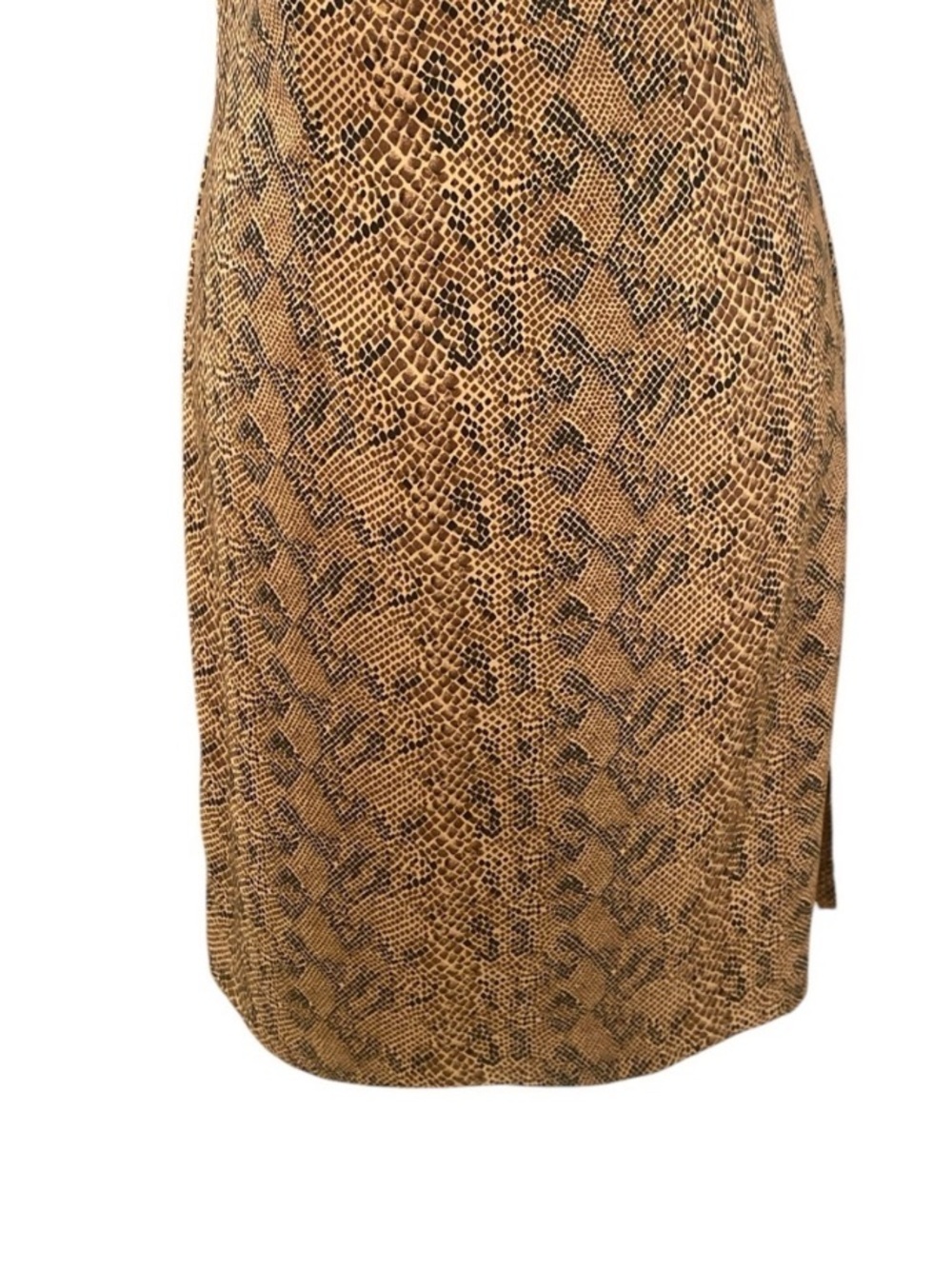 Heart Soul Womens Vintage 90s Snakeskin Print Dress - Picture 3 of 7